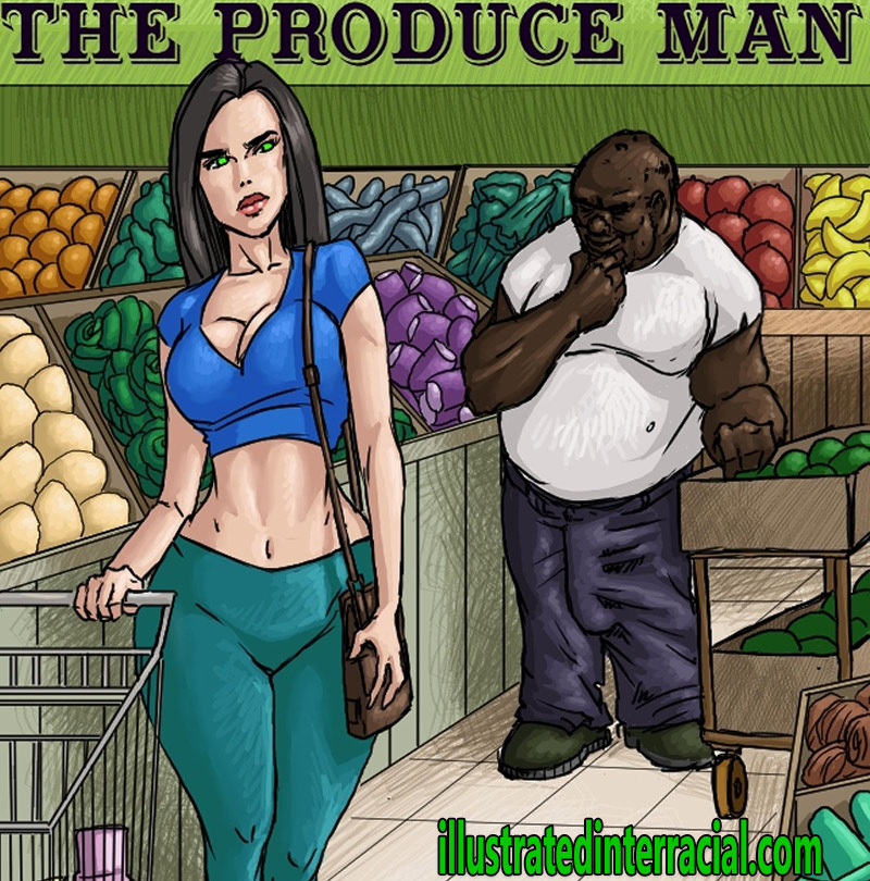 I would love to see a big cock take her tight pussy - The produce man