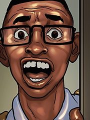 Your dad's cock is very distracting - Detention 2 (Mature porn cartoon) by Black n White