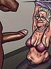 Show me what you got anyway old lady - Art class (Mature porn cartoon) by Black n White comics